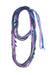 Purple & Blue Skinny Scarf Necklace