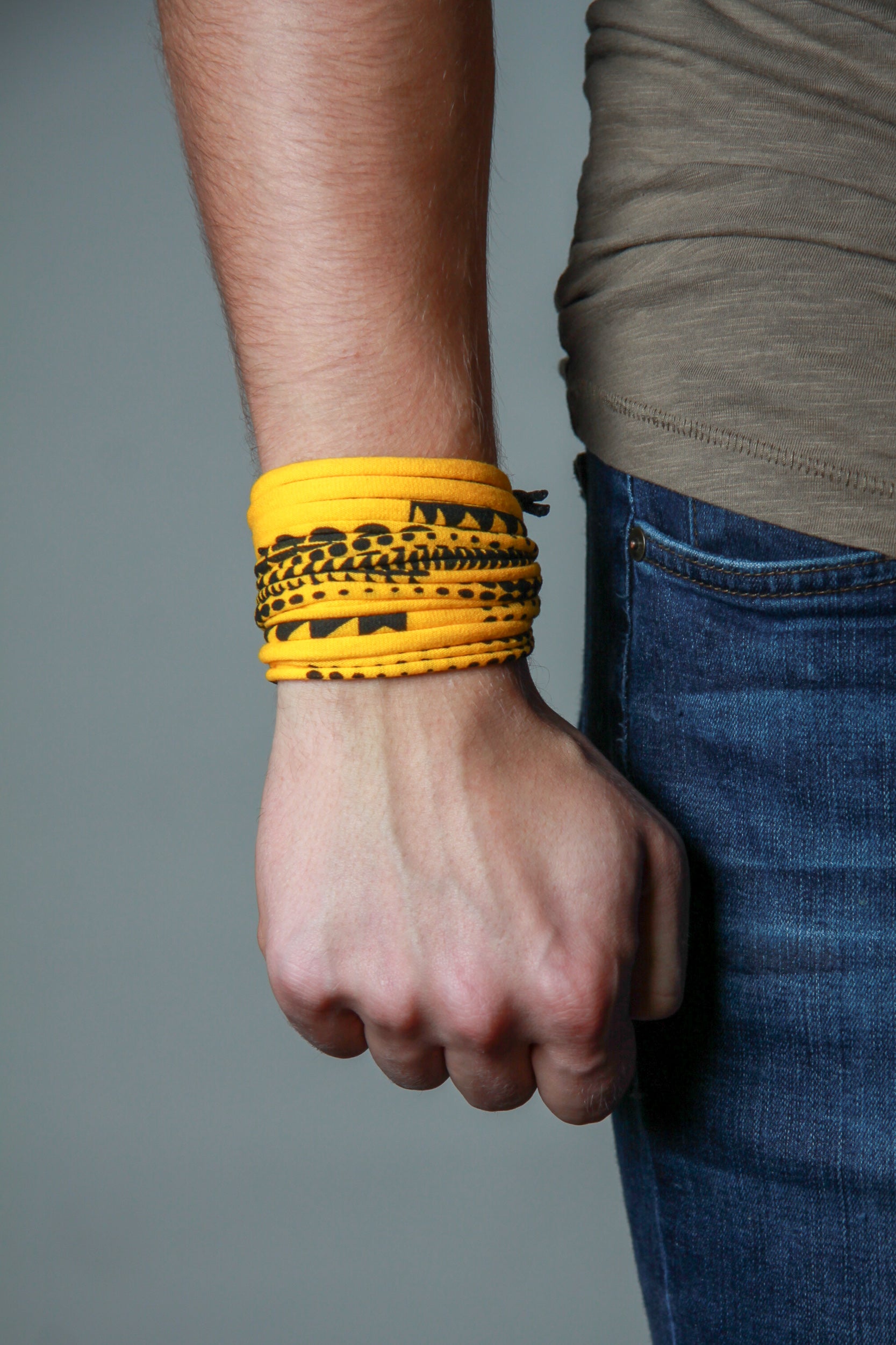 Necklush Wrap Bracelet / Yellow / Unisex