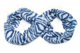 Blue white Infinity Scarf-scarves-Necklush