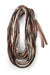 infinity scarves-Brown Light Brown & Black Infinity Scarf-Necklush