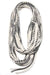 infinity scarves-Cream and Black Infinity Scarf-Necklush