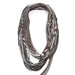 infinity scarves-Gray Brown Infinity Scarf-Necklush