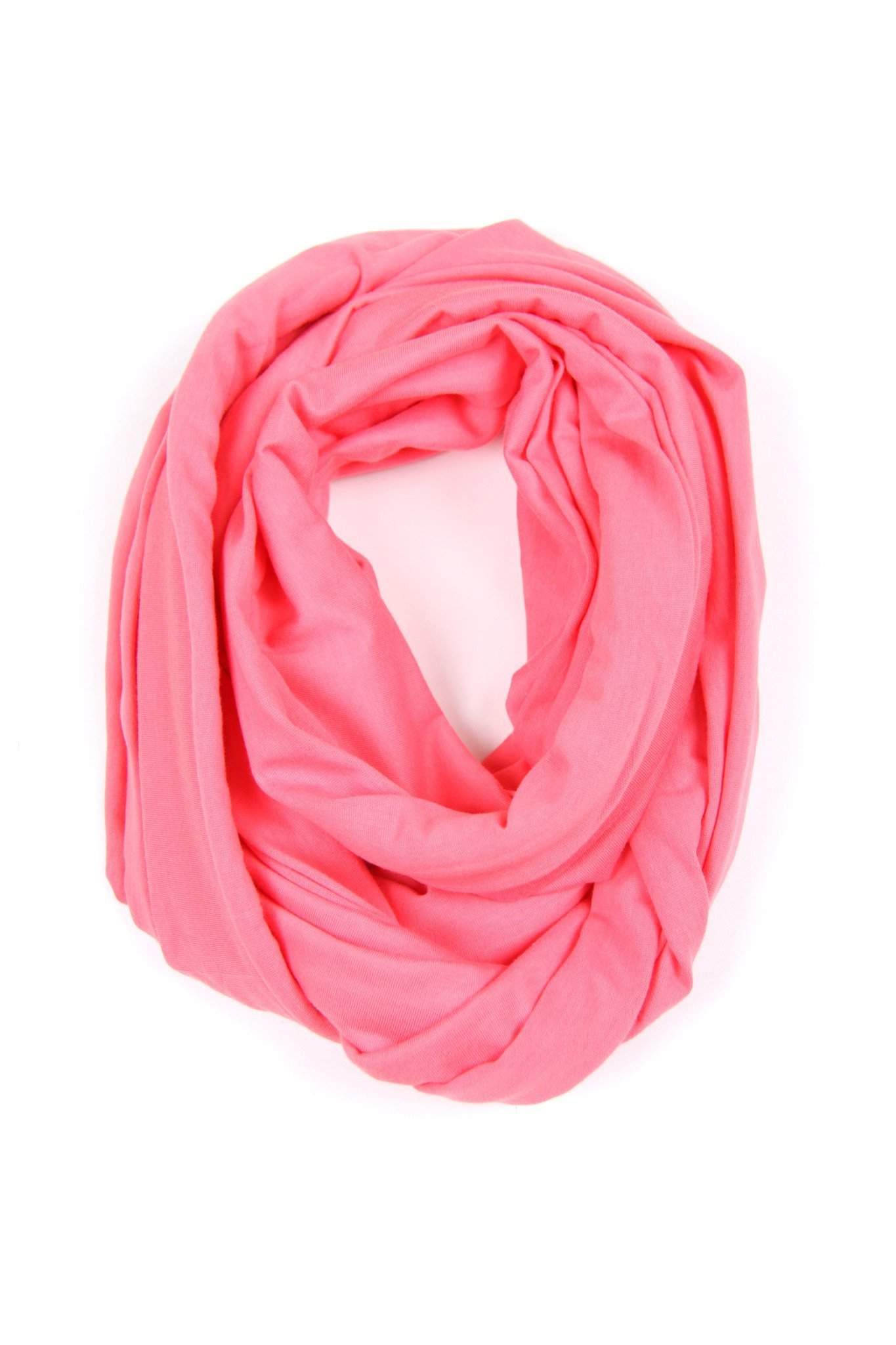 Rose Pink Circle Scarves-scarves-Necklush