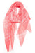 Salmon Pink White Scarf-scarves-Necklush