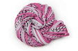 Shimmery Purple Grey with Stripes / Classic-scarves-Necklush