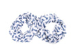 White Blue Circle Scarf-scarves-Necklush