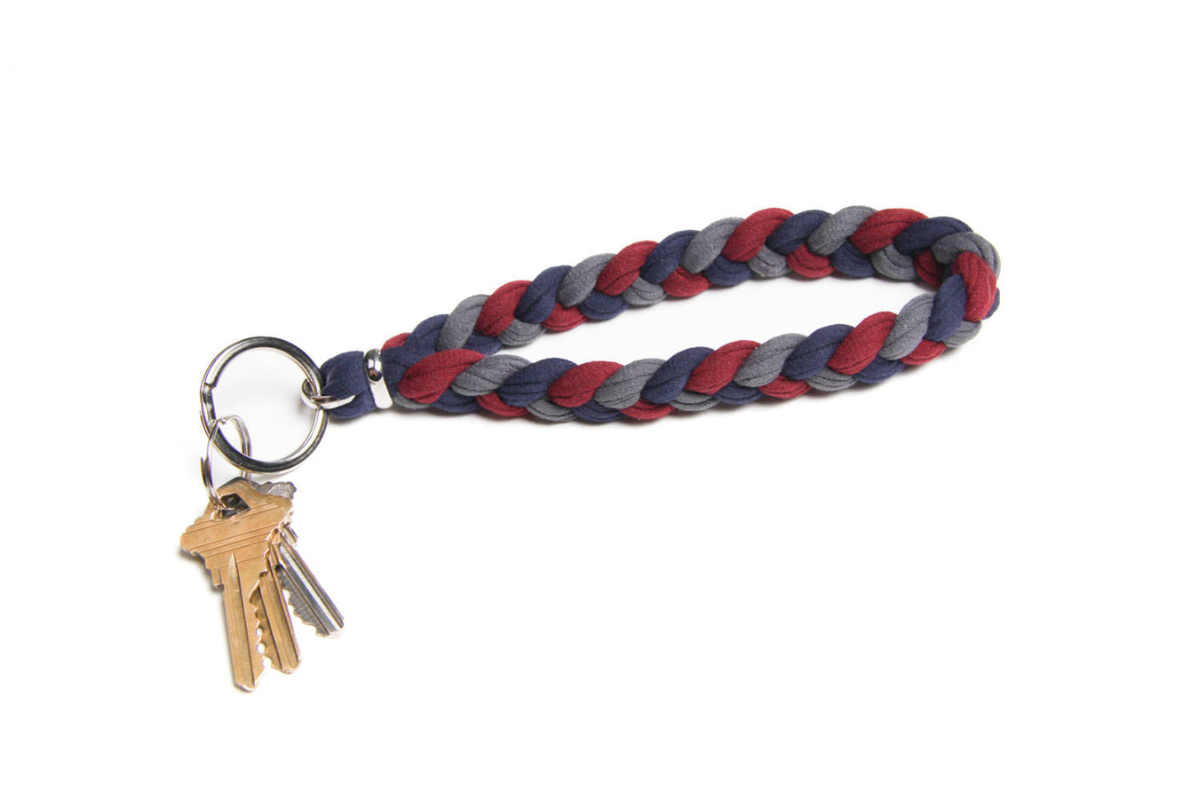 braided keychains, wrist keychain
