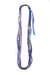 Purple & Blue Skinny Scarf Necklace