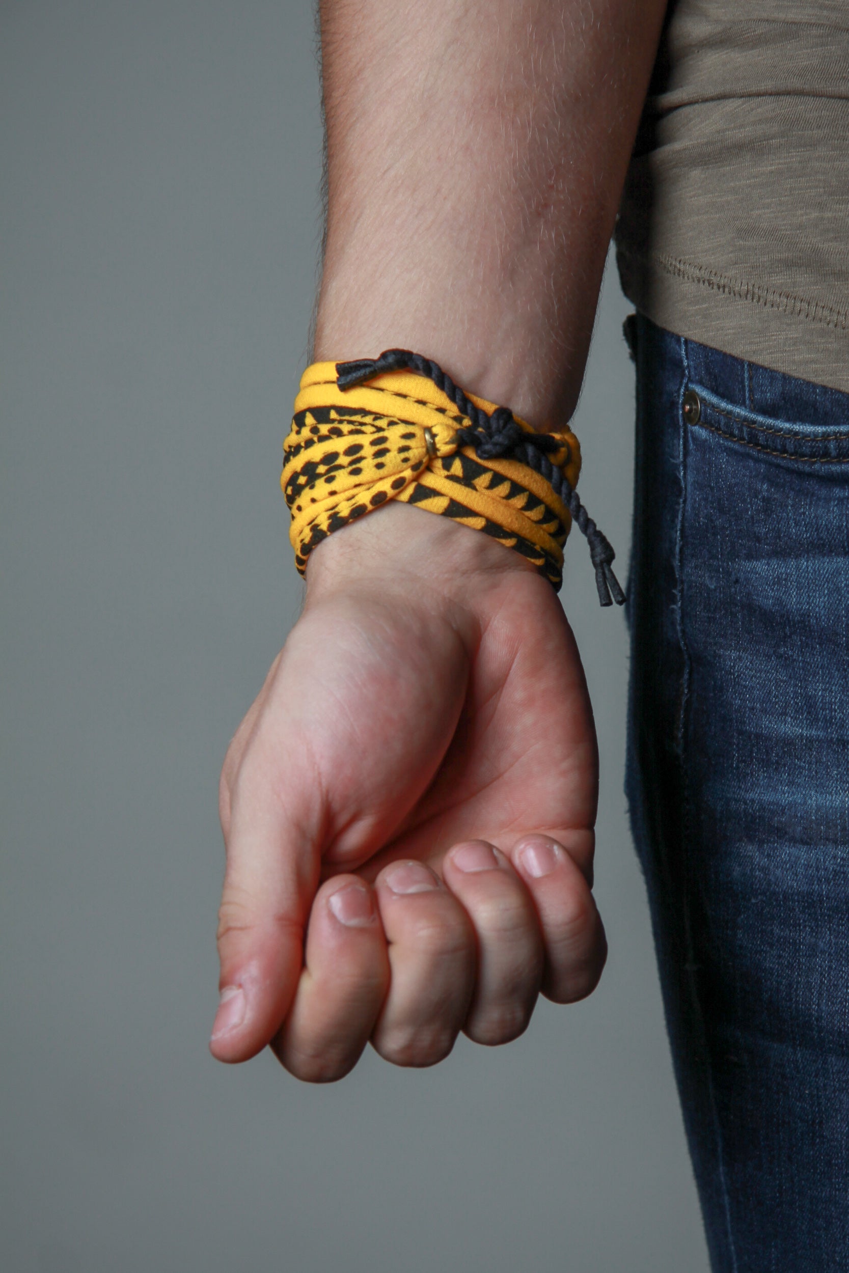 Necklush Wrap Bracelet / Yellow / Unisex