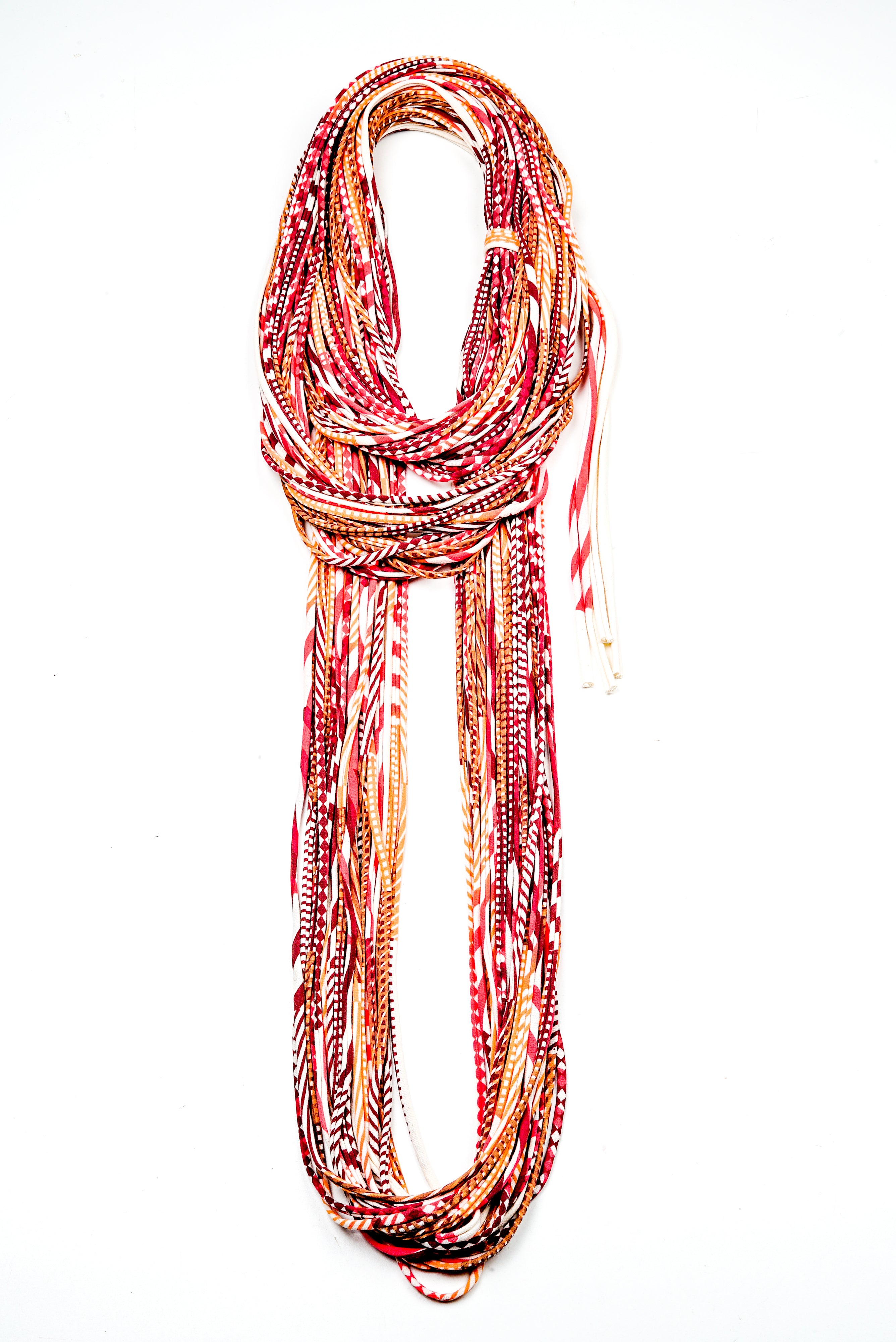Necklush Chunky Scarf / Living Coral / Unisex
