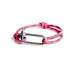 Paracord Nautical Bracelet with Stainless Steel Shackle - Pink & Purple
