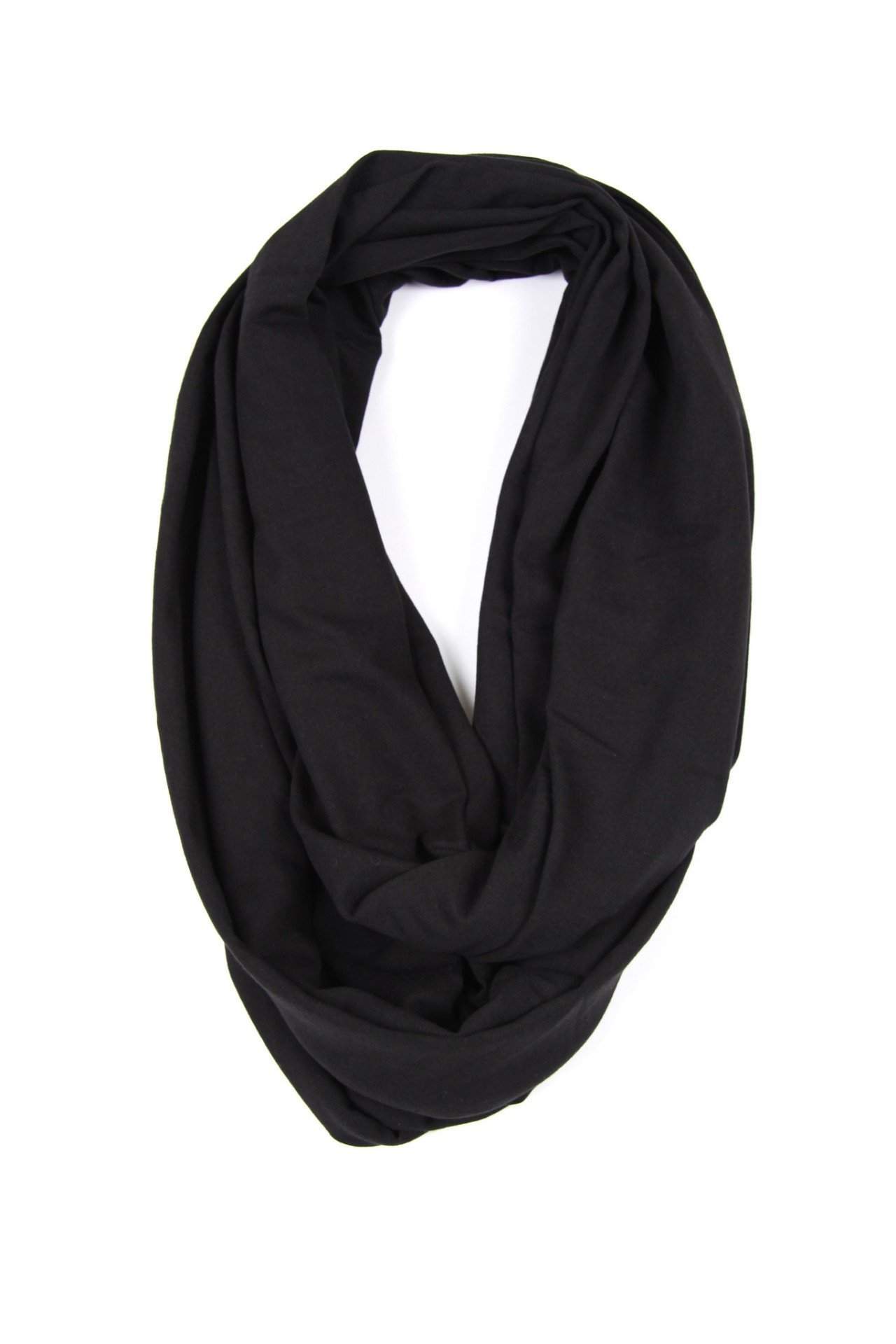 Black Circle Scarf-scarves-Necklush