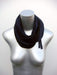 Black Navy Blue Cowl Scarf-scarves-Necklush
