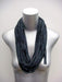 Black with White Print / Classic-scarves-Necklush