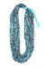Blue Brown Cowl Scarf-scarves-Necklush