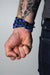 mens bracelet-Blue Navy Charcoal Braided Bracelet-Necklush