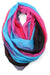 Blue Pink Black Infinity Scarf-scarves-Necklush