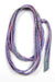 Blue Purple Mint Skinny Scarf-scarves-Necklush