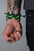 mens bracelet-Neon Green Braided Bracelet-Necklush