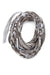 Brown Heather Gray Cowl Scarf-scarves-Necklush