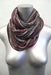 Burgundy Gray Light Brown Chunky Scarf-scarves-Necklush