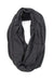 Charcoal Gray Circle Scarf-scarves-Necklush