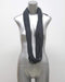 Charcoal Gray Cowl Scarf-scarves-Necklush