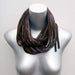 Chocolate Brown with Silver / Cowl
