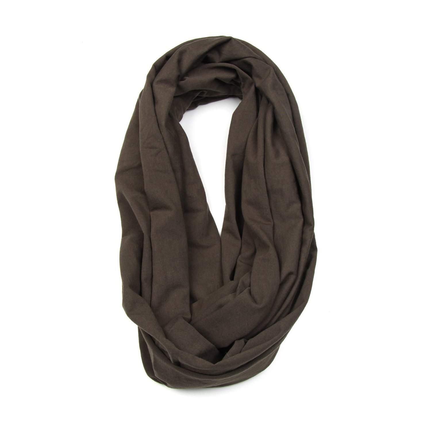 Dark Green Circle Scarf-scarves-Necklush