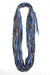 Deep Blue Black Chunky Scarf-scarves-Necklush