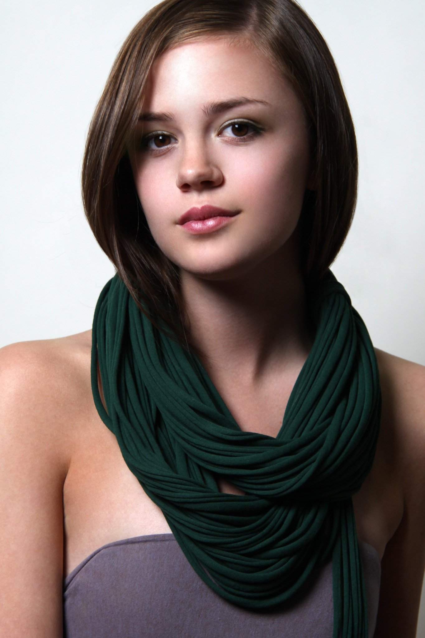 Deep Green Chunky Scarf-scarves-Necklush