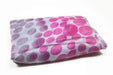 Deep Pink Purple Gray Dot Scarf-scarves-Necklush