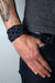mens bracelet-Gray Navy Braided Bracelet-Necklush