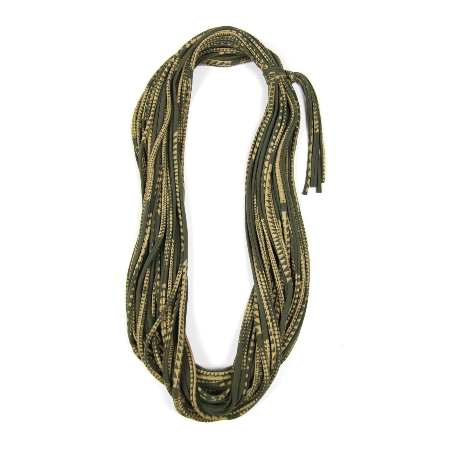 Green Gold Cowl Scarf