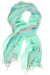 Green Mint Linen Cotton Pastel Scarf-scarves-Necklush