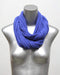 Heather Blue Chunky Scarf-scarves-Necklush