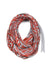 Heather Gray Red Cowl Scarf-scarves-Necklush