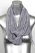 Heather Gray Chunky Scarf-scarves-Necklush