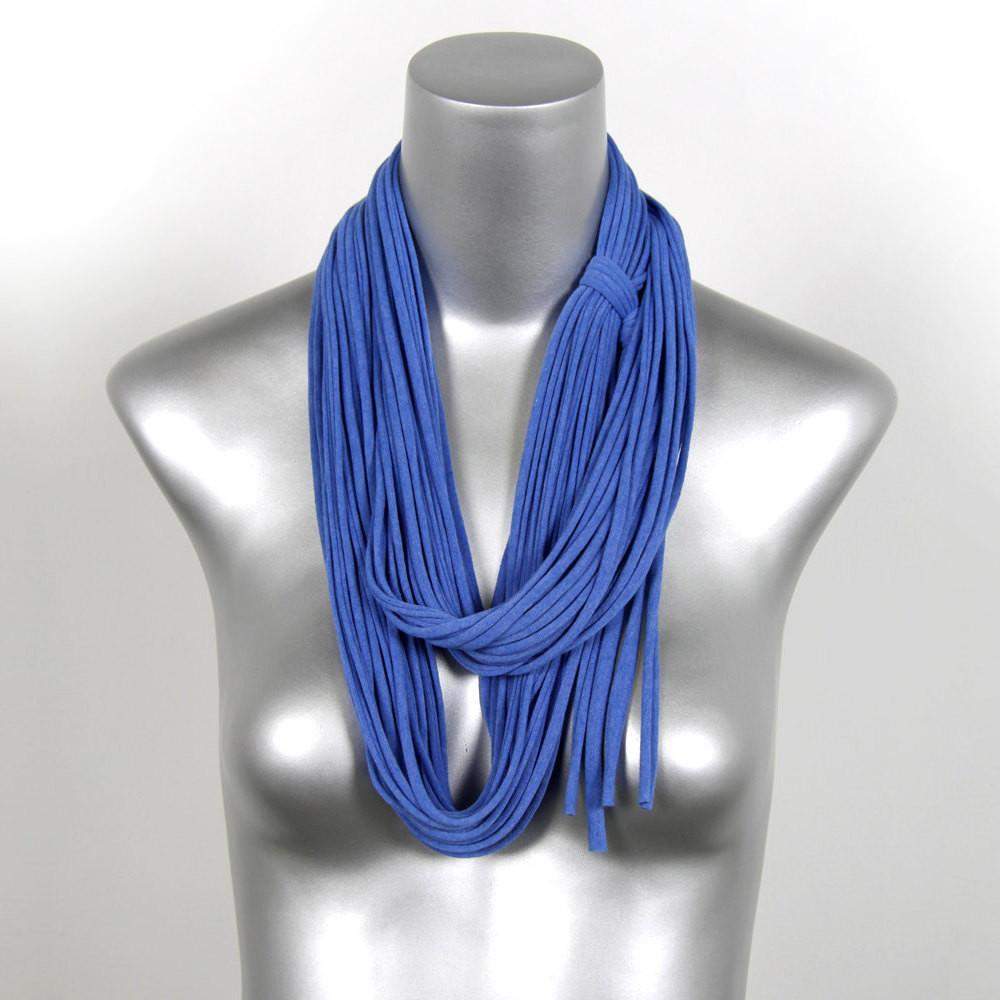 infinity scarves-Heather Blue Infinity Scarf-Necklush