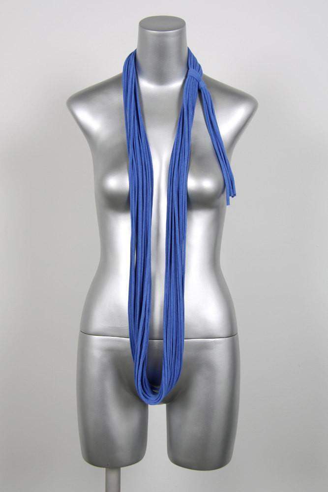 infinity scarves-Heather Blue Infinity Scarf-Necklush