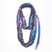 infinity scarves-Blue Purple Black Infinity Scarf-Necklush