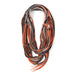 infinity scarves-Orange Brown Black Infinity Scarf-Necklush