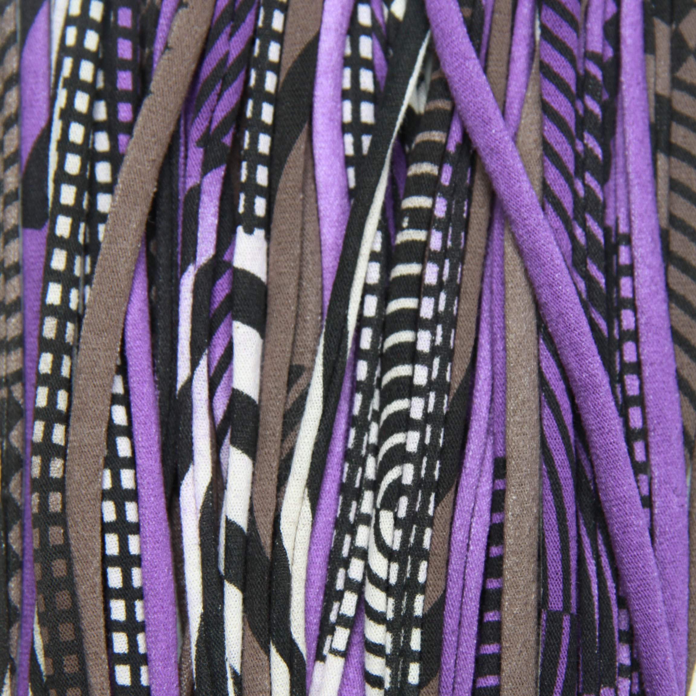infinity scarves-Purple Brown Black Infinity Scarf-Necklush