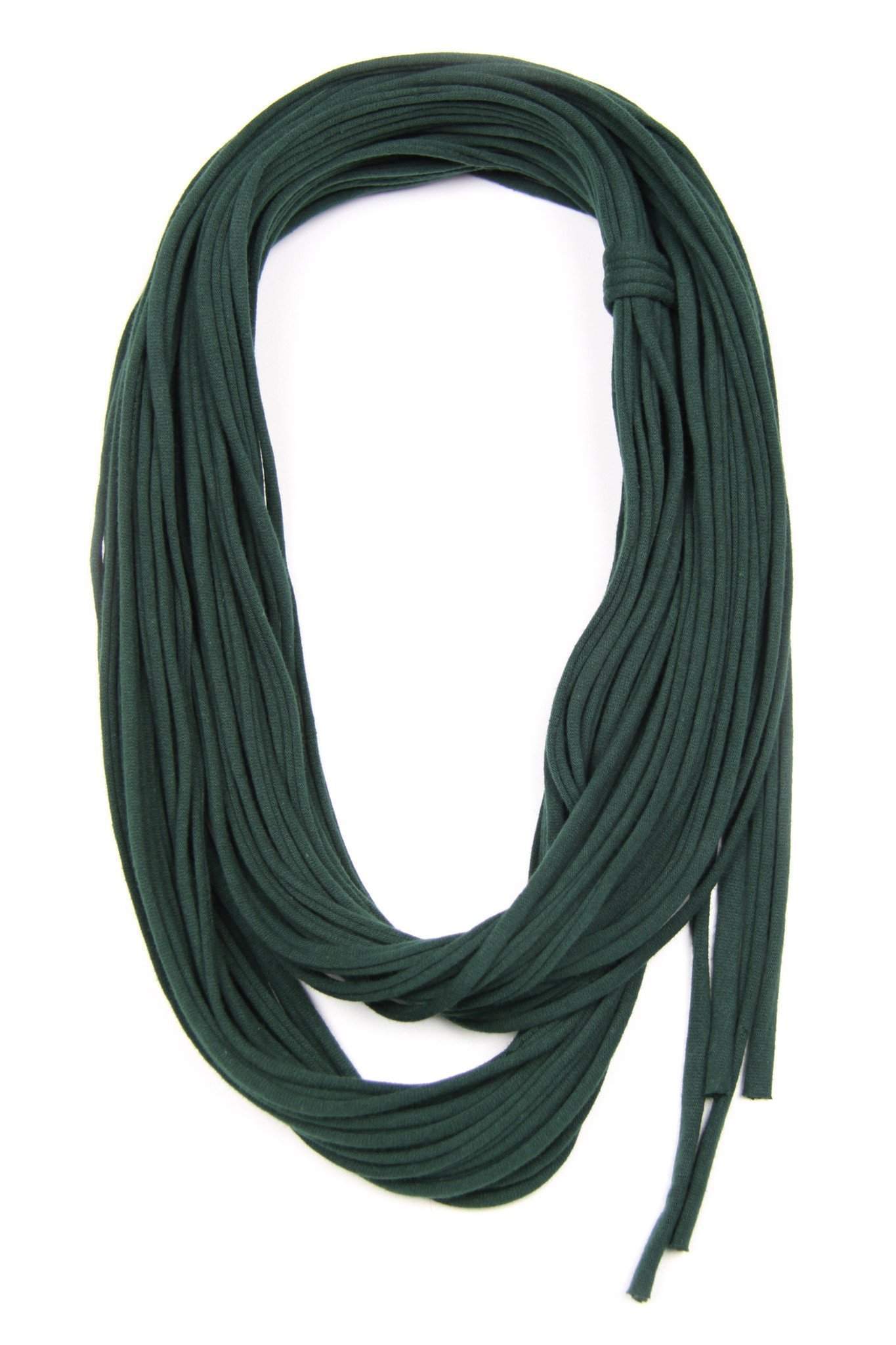 infinity scarves-Dark Green Infinity Scarf-Necklush