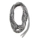infinity scarves-Gray Black Infinity Scarf-Necklush