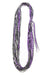 infinity scarves-Gray Purple Infinity Scarf-Necklush