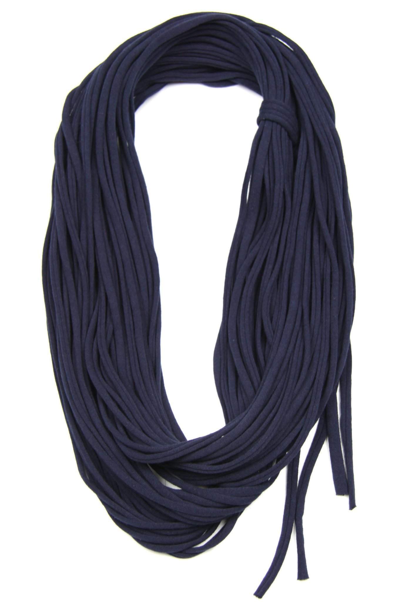 infinity scarves-Navy Blue Infinity Scarf-Necklush