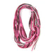 infinity scarves-Hot Pink Black Infinity Scarf-Necklush