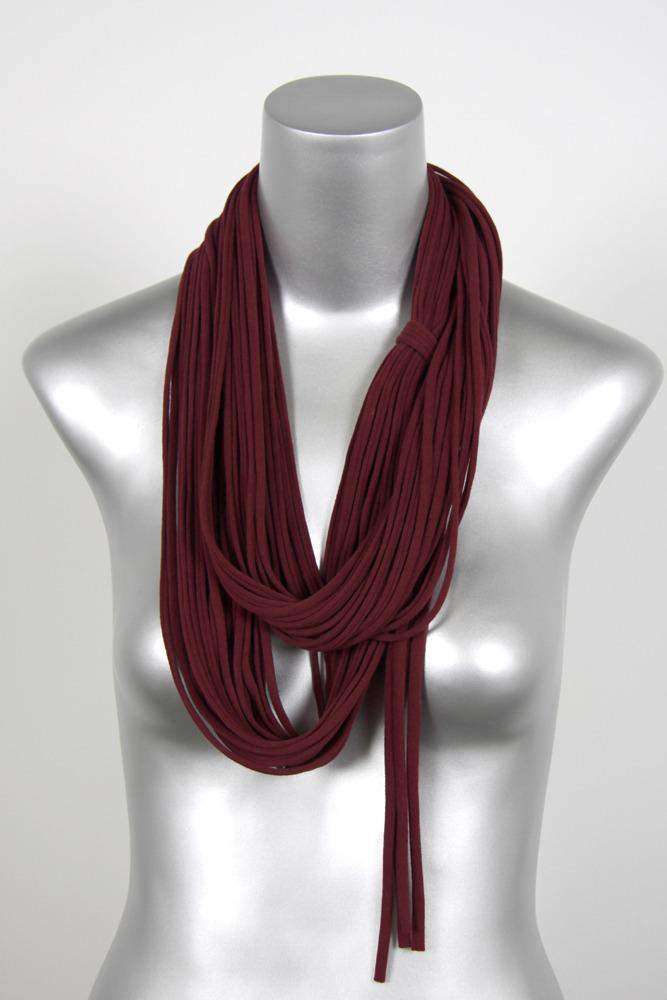 infinity scarves-Plum Purple Infinity Scarf-Necklush