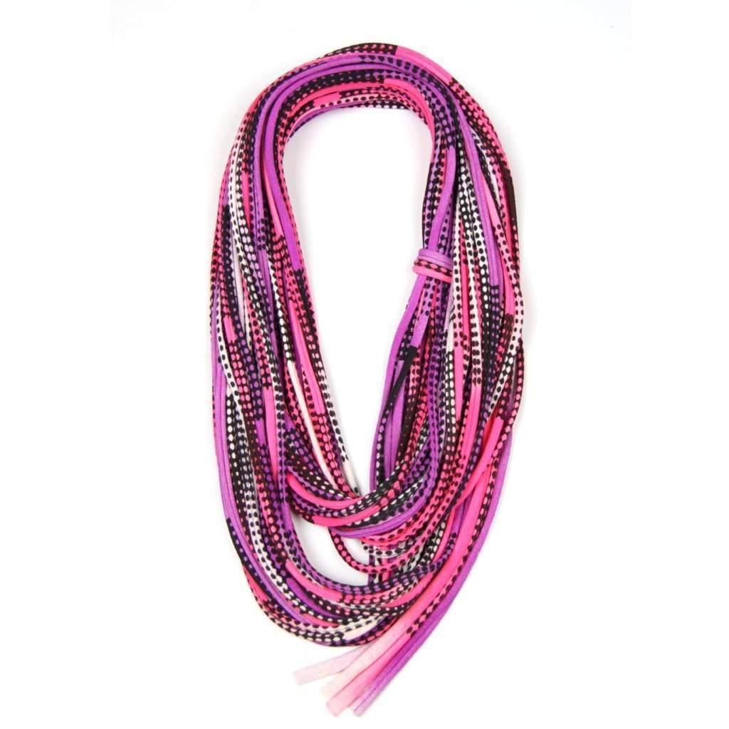 infinity scarves-Pink Purple Black Infinity Scarf-Necklush